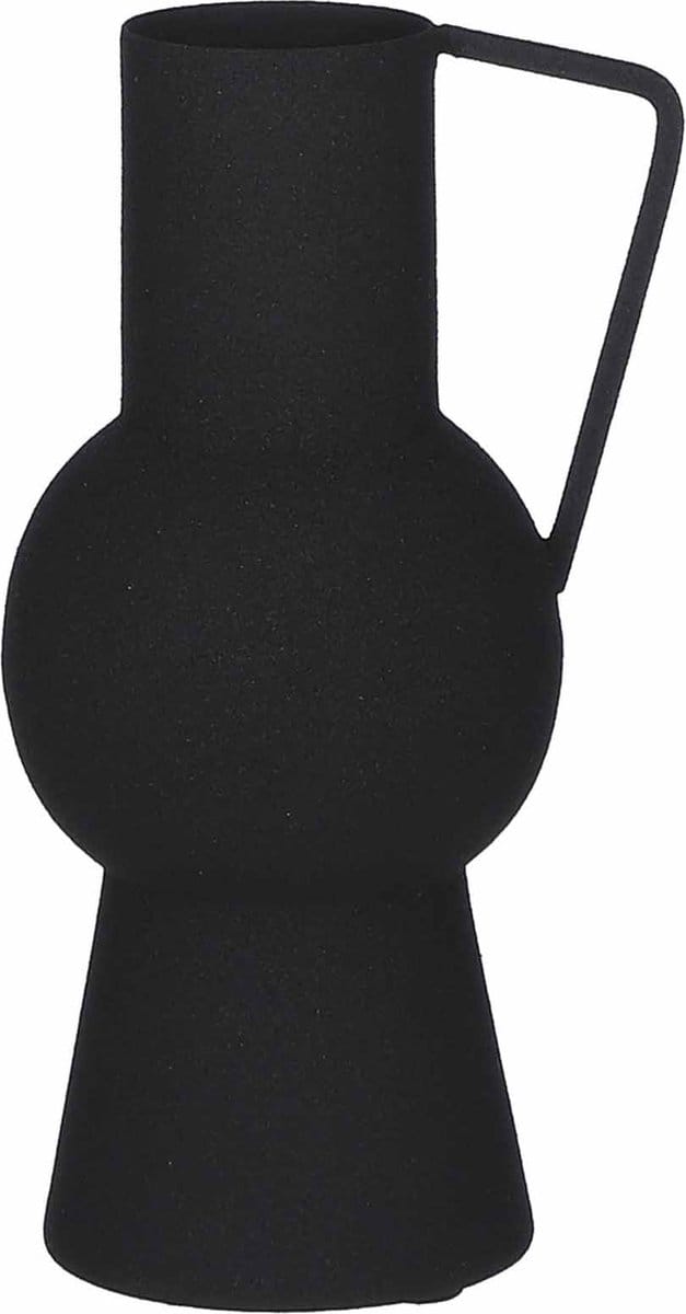 Mica Decorations Mauri Vaas - L13 x B10,5 x H23 cm - Zwart