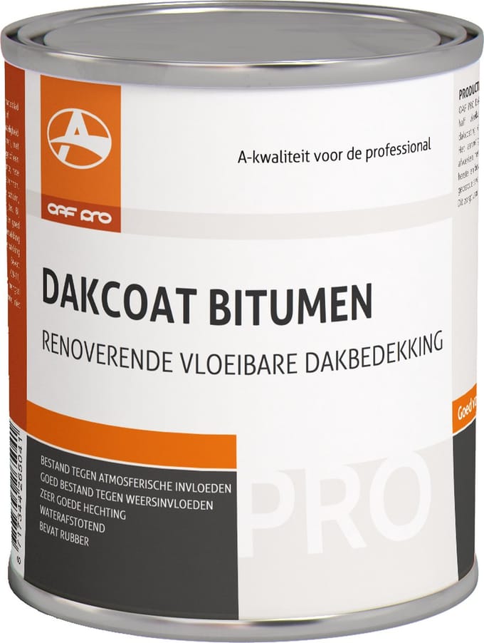 OAF PRO Dakcoating 750 ml - Dakreparatie - Dak Coating - verlengt de levensduur van bitumen dakbedekking