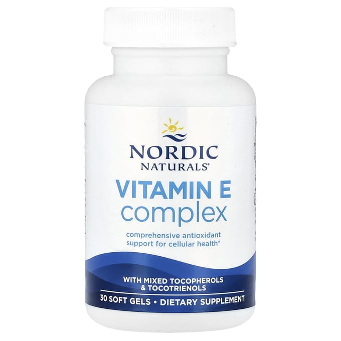 Nordic Naturals, Complexe de Vitamine E, 30 Gélules Molles