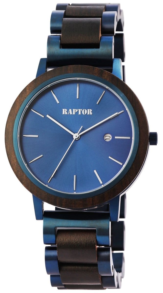 Raptor herenhorloge roestvrij staal Unathi, mineraalglas