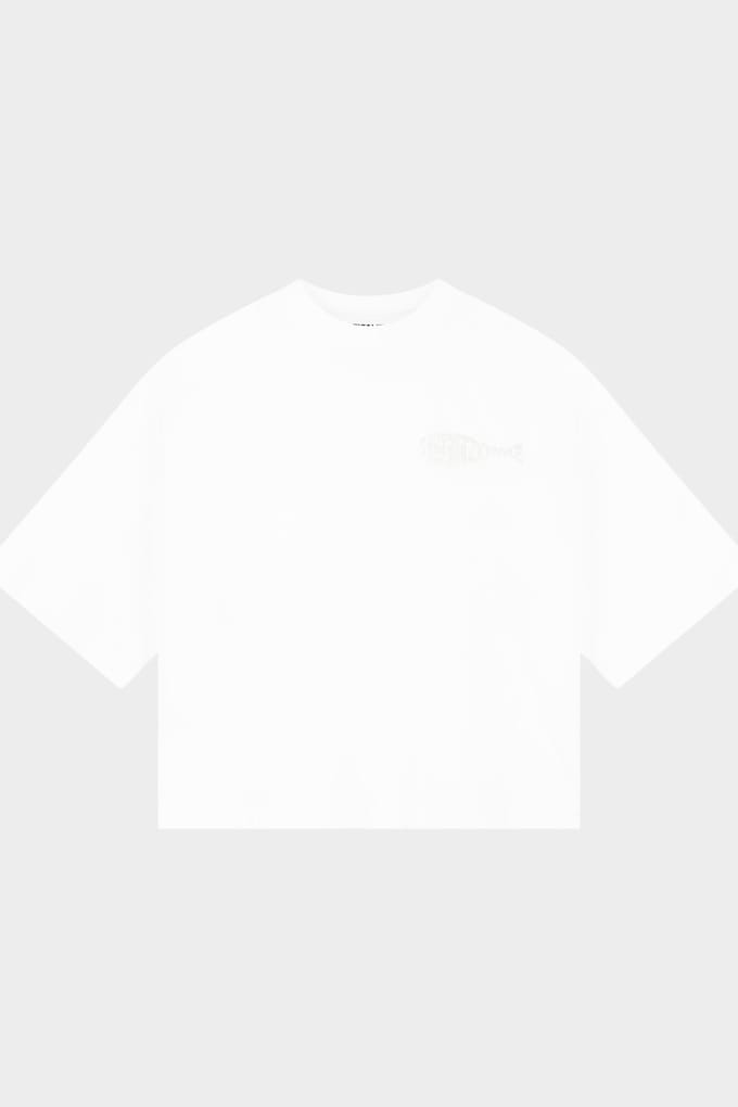 Stieglitz Tin Oversized Boxy T-shirt White Größe: XL | Hemden Outlet | Damen | Weiß