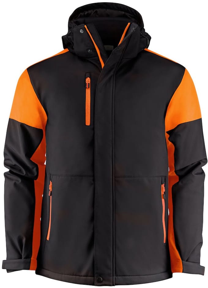 Printer PRIME PADDED SOFTSHELL PRIME 2261071 - Zwart/Oranje - S