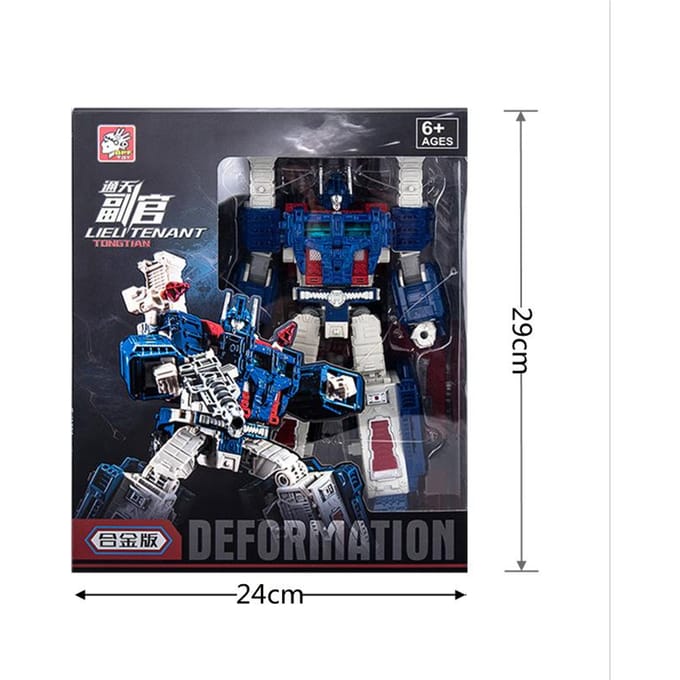 Transformations War For Cybertroning Siege Ultraa Magnuse Vervormbare speelgoed L-klasse Legering versie Model Robot Kinder Verjaardagscadeau gray
