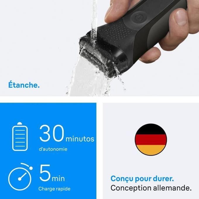 Braun Series 3 300BT - Elektrisch Scheerapparaat voor mannen - Flexibele Scheerbladen - Baardtrimmer Opzetstuk