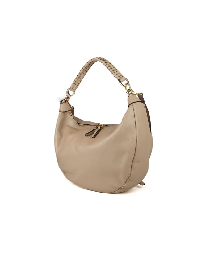 Giulia Monti Schoudertas Grijs Beige