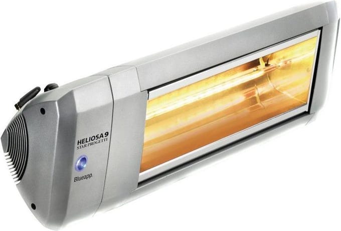 Heliosa 9.2 met Bluetooth Terrasverwarming / patioverwarming Buitenverwarming / Serre verwarmer met Amberlight , PRG-9.2-AL-APP