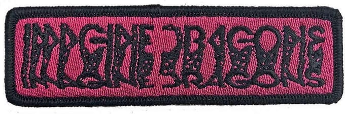Imagine Dragons - Blurred Logo Patch - Rood/Zwart