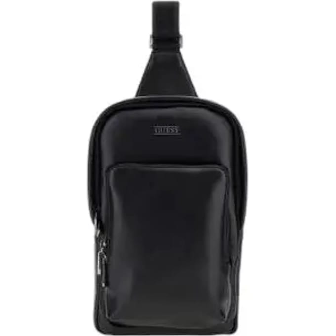 Schoudertas met metalen logo Guess Boston