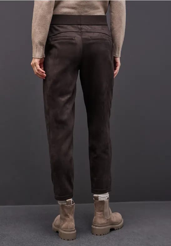 Loose Fit velours broek