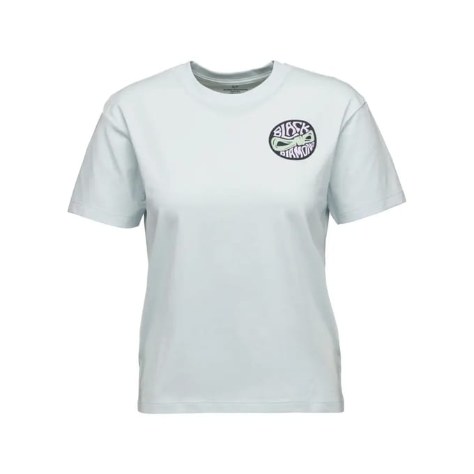 Dames-T-shirt Black Diamond Rope Badge