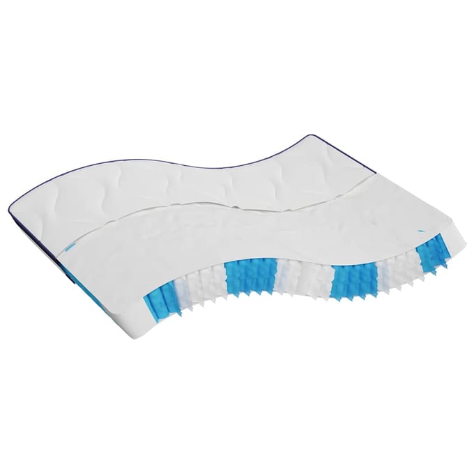 vidaXL - Pocketveringmatras - middelhard-hard - 200x200 - cm