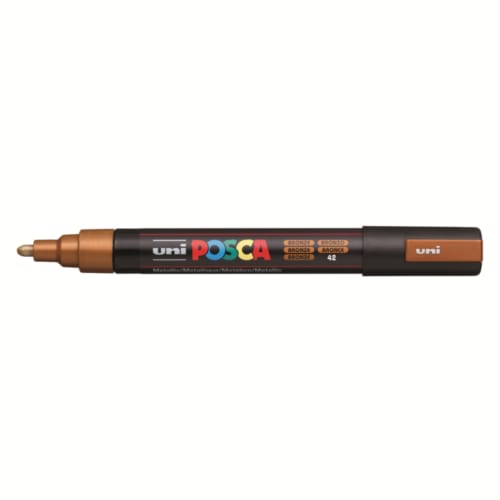 Posca marker met conische punt schrijfdikte medium brons