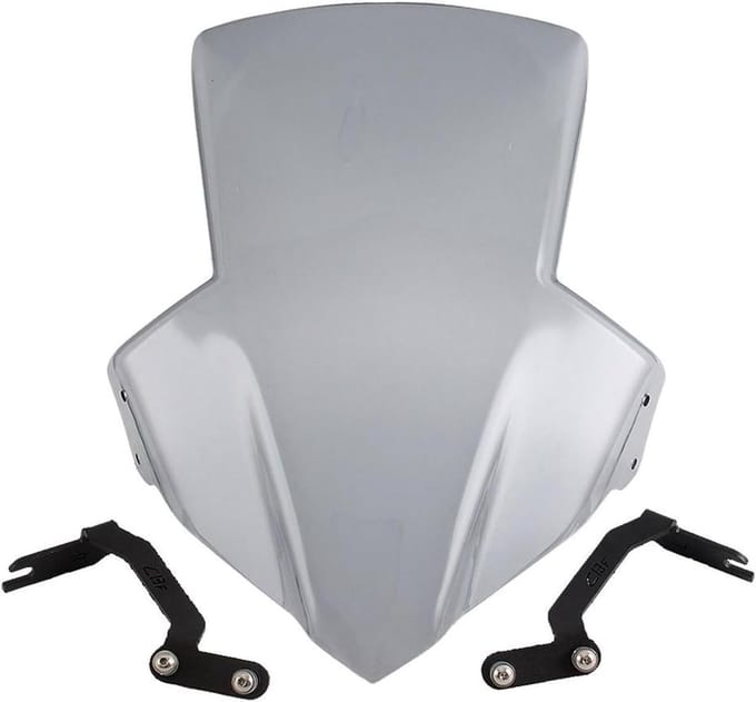 Motorfiets Voorruit - Windscherm Deflector - Comfortabel Rijden - Vermindert Windgeluid - 275x365mm - Transparant