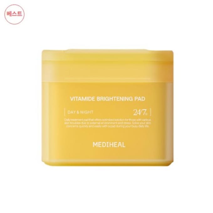 MEDIHEAL Toner Pad 100 Pads (8types) Vitamide Brightening