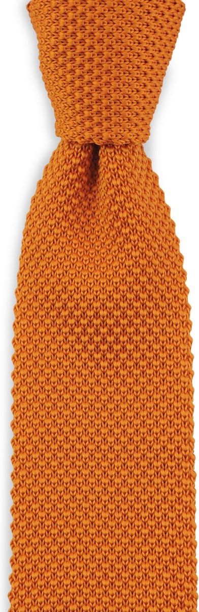 JB Collection - Stropdassen - stropdas gebreid oranje - oranje