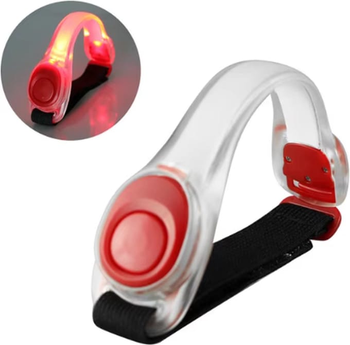 Scoby - Veiligheidsverlichting Hardlopen - Hardlopen / Wandelen - Hardloopband - LED Light - 2 Stuks - Rood