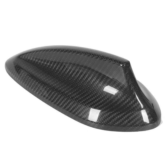 Universele Droge Koolstofvezel Haaienvin Antenne Cover Geschikt voor E90 E92 E46 E36 E60 E70 F20 F30voor F30 Stijl black