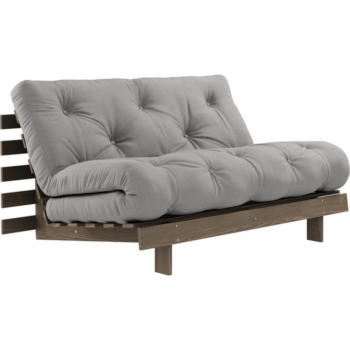 Karup Slaapbank Roots 140 - 746 Grey - 106 carob brown lacquered