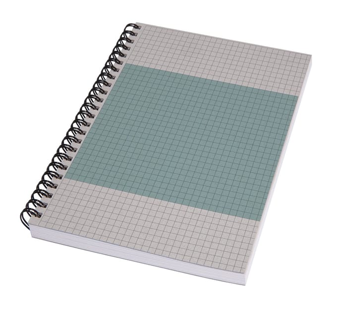 Sigel SN600 Quicknote Softcover Notitieblok met spiraalrug Geruit Blauw-grijs 80 vellen DIN A5