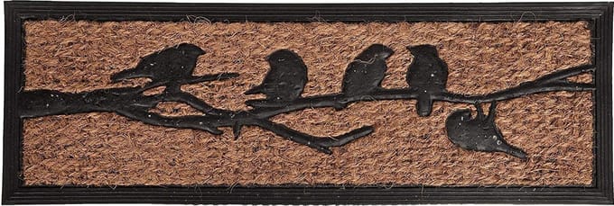 Esschert Design | Deurmat vogels | Rubber en kokosnoot | 75x25cm