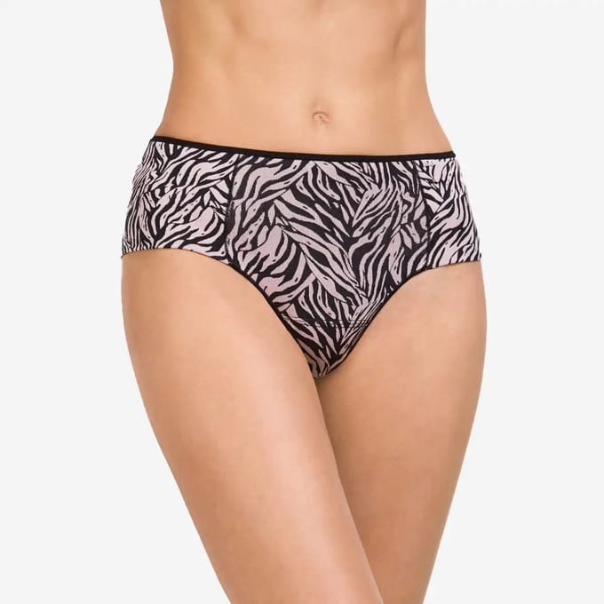 Avet dames hipstring - microfiber - Safari - Microfiber ondergoed - dames onderbroek - Roze / L