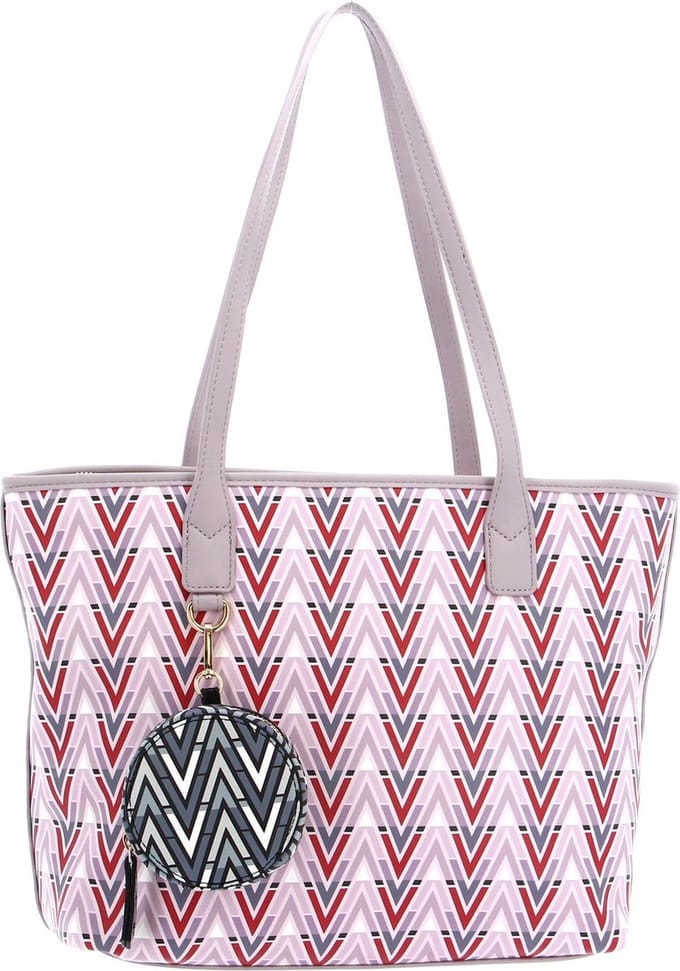VALENTINO Shopper Schoudertas Tonic Tote Rosa / Multi Veelkleurig