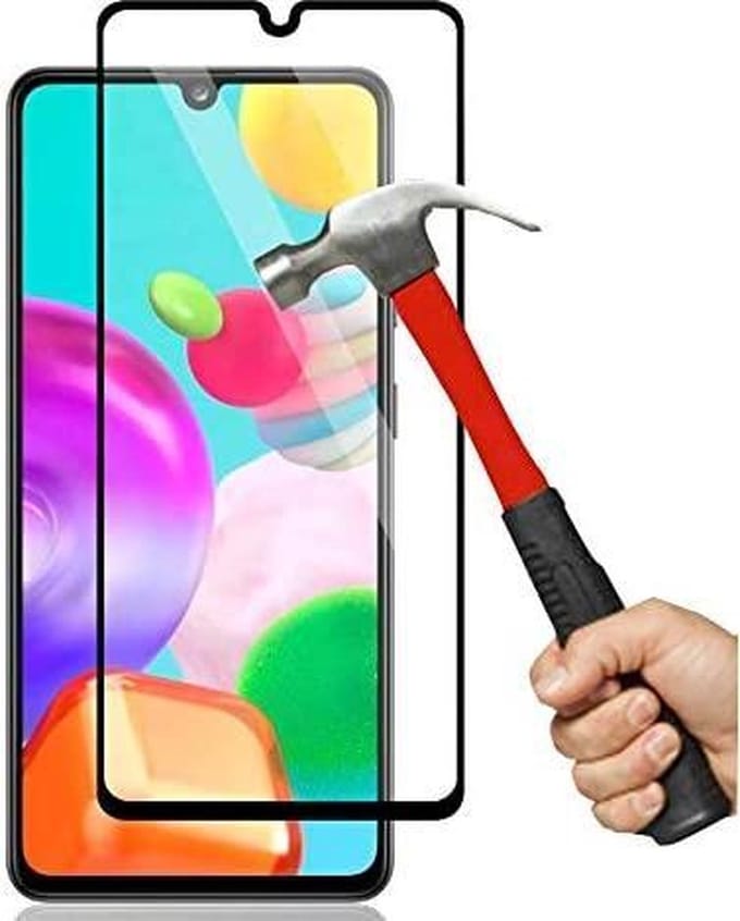Volledige dekking Screenprotector Glas - Tempered Glass Screen Protector Geschikt voor: Samsung Galaxy A41 - 1x