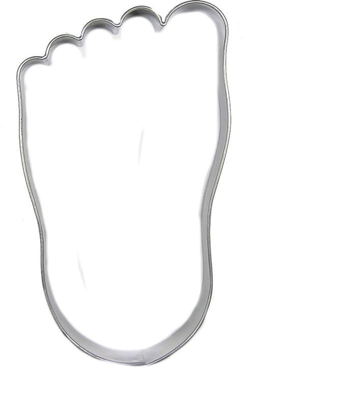 BrandNewCake Uitsteekvorm Voet RVS 8,5cm