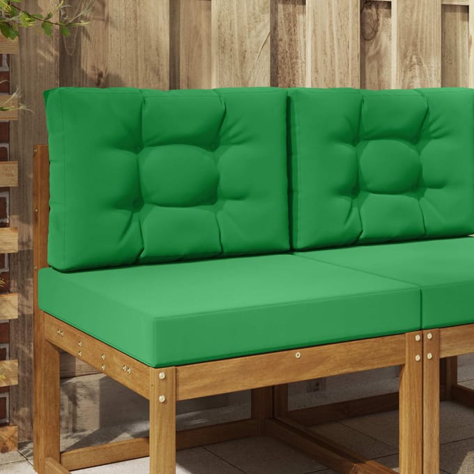 vidaXL - Buitenbankkussen - Polyester - Groen - 60 - x - 60 - cm