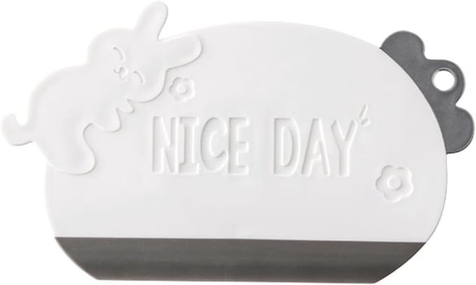 Multifunctionele Wisser - Badkamer Keuken Reiniger - Streeploos Glas - Compact Ontwerp - 17 x 10 cm - Wit