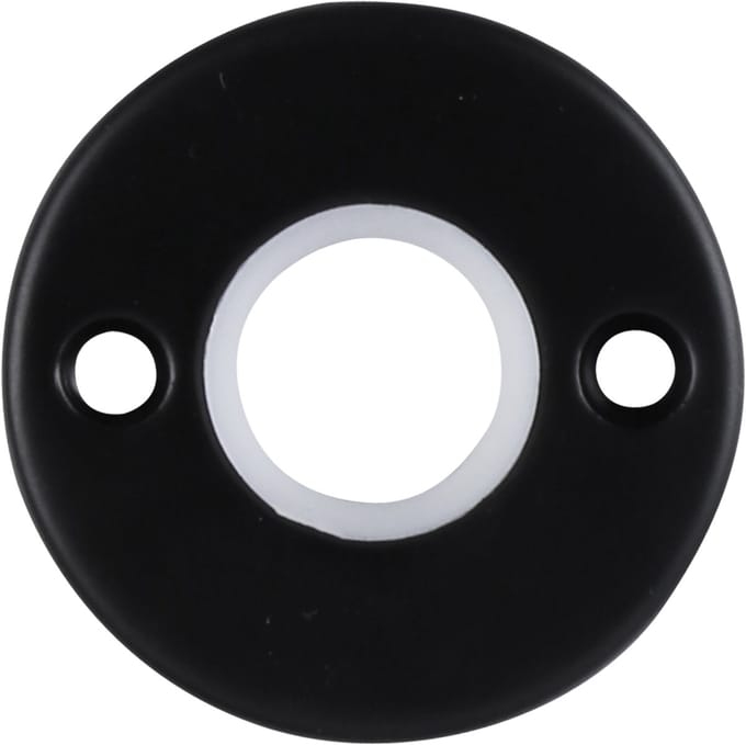 Rondrozet aluminium â€“ zwart