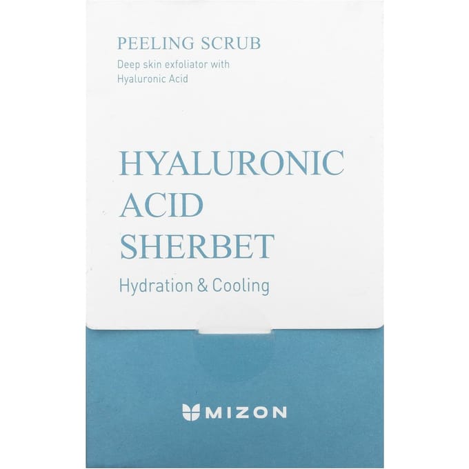 Mizon, gommage peeling, sorbet à l'acide hyaluronique, 40 sachets, chacun (7,0 oz) white