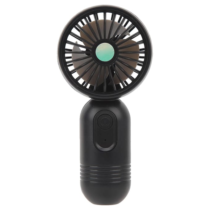Handheld Miniventilator Kleine Persoonlijke Draagbare Ventilator Snelheid Verstelbaar USB Oplaadbare Ventilator voor Binnen black