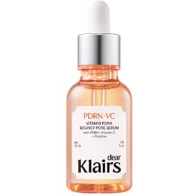 Klairs Sérum Vitamine PDRN Fraîchement Pressé Resserrage des Pores Élasticité 35ml Sérum Visage Soin Quotidien