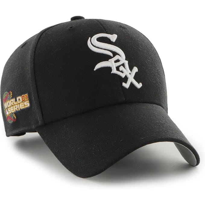 47 Mlb Chicago White Sox Sure Shot Mvp Snapback Cap Zwart Man