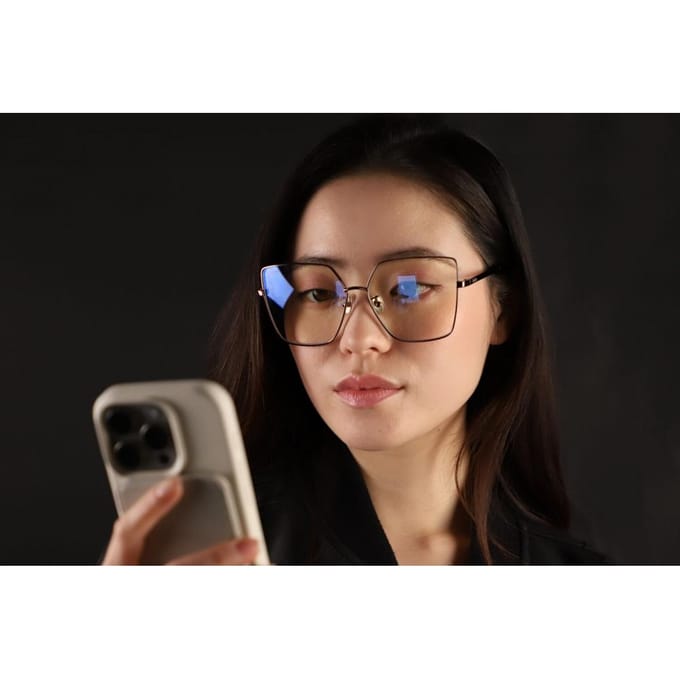 Lunettes pour femmes Max Mara Mm5073 H B Bleu clair Bloc 034 60-15-140 gray