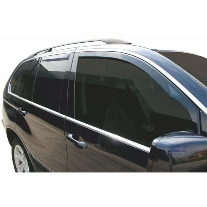 Luchtdeflectoren - J&;J AUTOMOTIVE - Heko - Getint - Voor BMW X5 E53 2000-2006 - Eenvoudige installatie