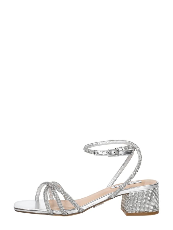 Steve Madden Cerena Sandals Silver Größe: 38 | Sandalen Outlet | Damen | Grau