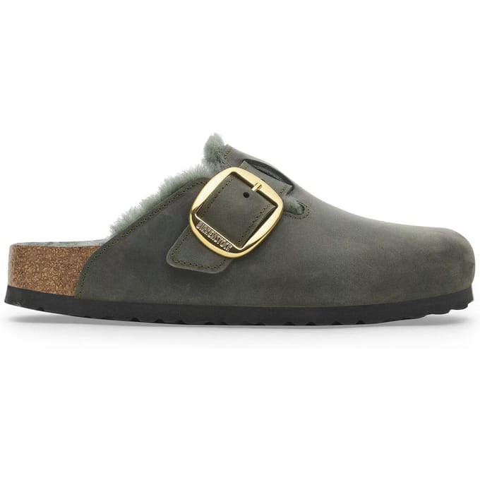 Damesklompen Birkenstock Big Buckle Shearling