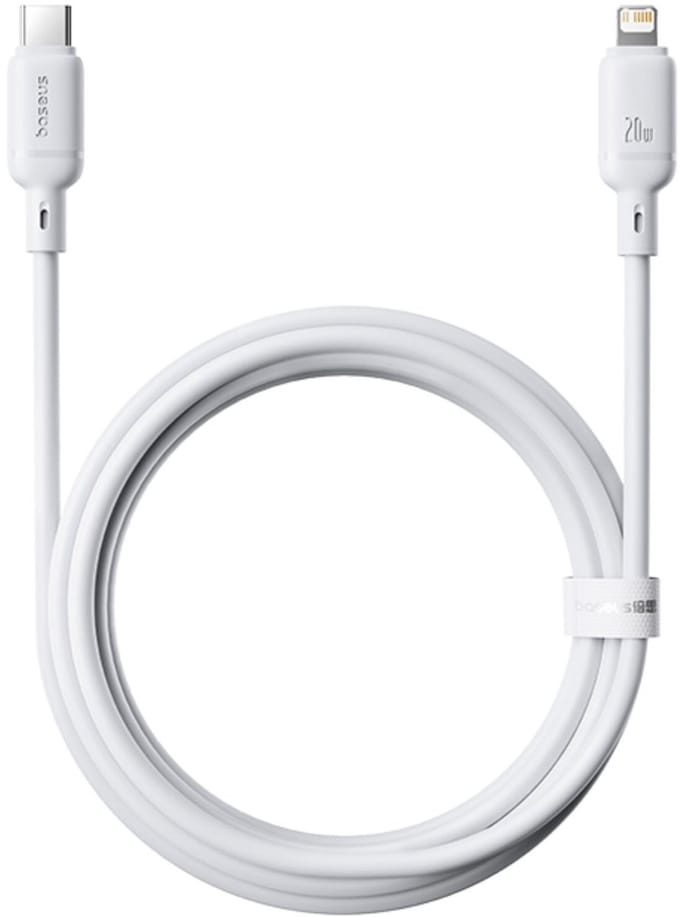 Baseus Silky Series oplaadkabel Type-C op iP 20W 2m Moon White