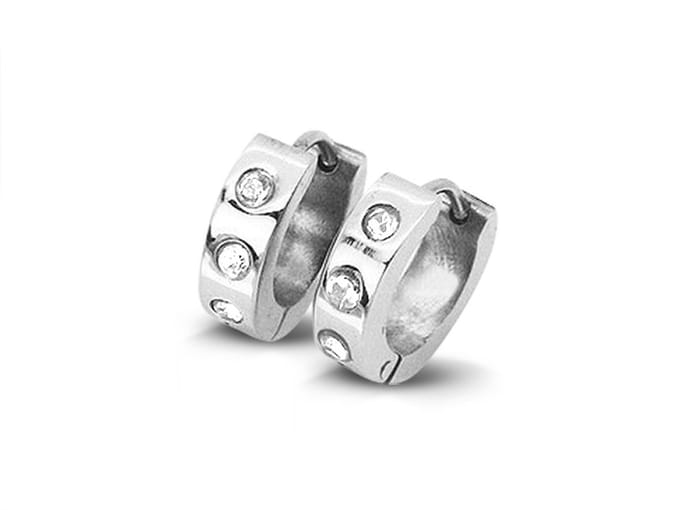 Amanto Oorbellen Figgo - 316L Staal - 4mm - ∅14mm