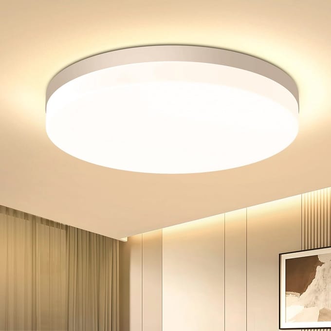 Ronde Led-plafondlamp 48W - Modern, Waterdicht, Oogvriendelijk, 3000K
