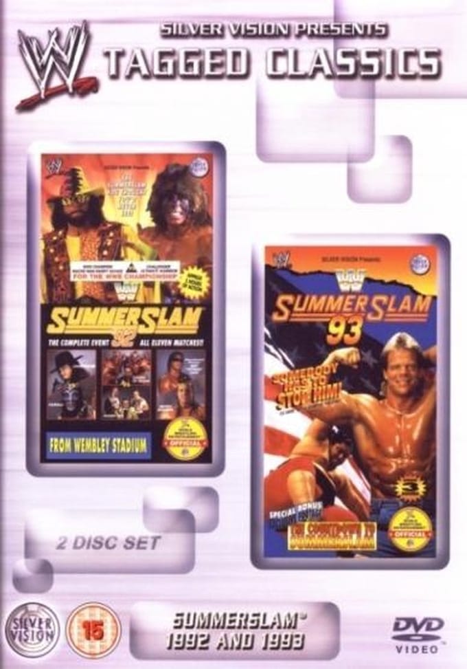 DVD WWE Tagged Classics: Summerslam 1992 & 1993