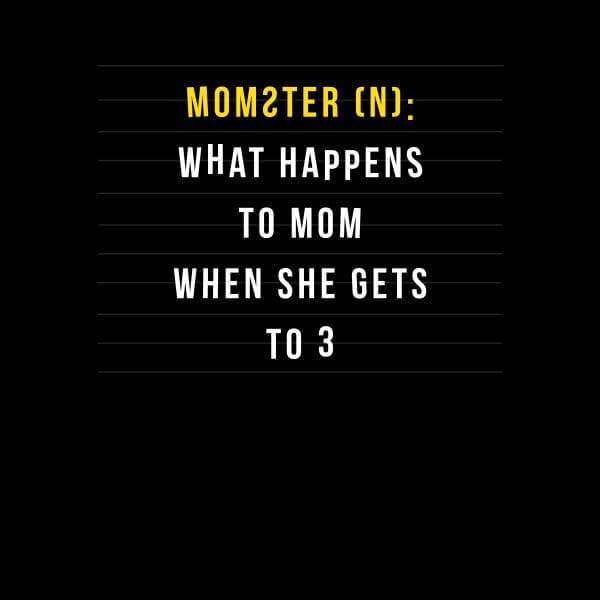 Momster Women's T-Shirt - Black - 3XL