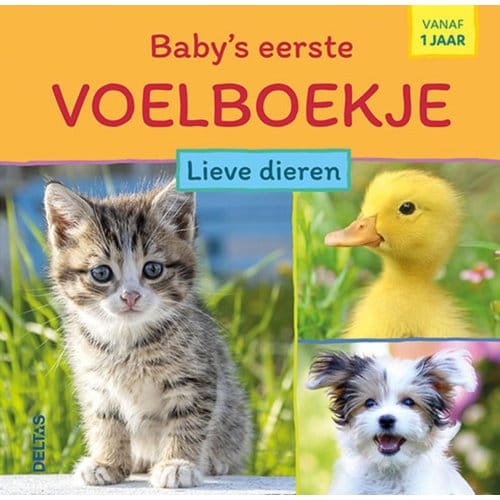 Baby's Eerste Voelboekje - Lieve Dieren
