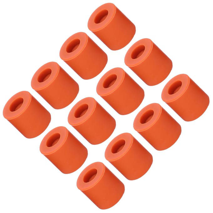 12 stuks Siliconen Verwarmd Bed Nivelleringskolom Schokdemper 3D Printer Accessoires 16mm orange