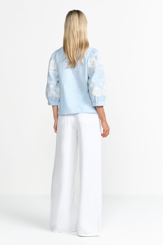 Rich & Royal Marlene White Lyocell Denim Taglia: W31L32 | Pantaloni Outlet | Donna | Bianco