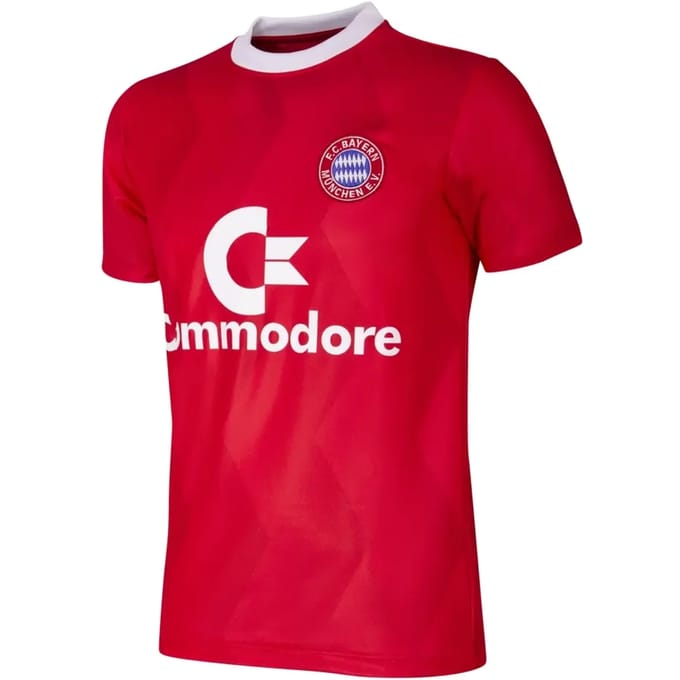 COPA - FC Bayern München 1988/89 Retro Voetbalshirt - Heren - Rood - M