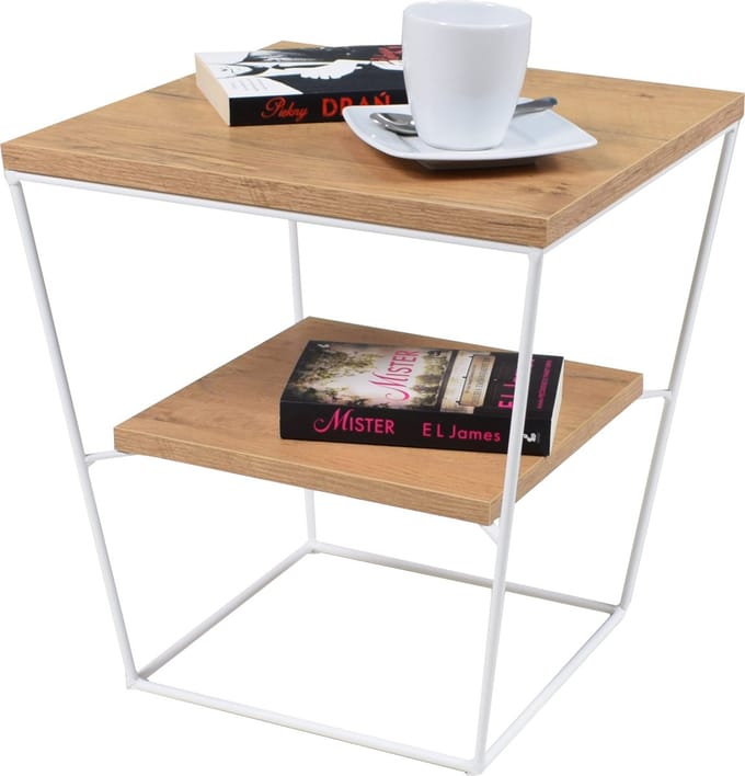 FutuStal - Stalen Salontafel - Mat Wit - Daal Lancelot - Vierkant