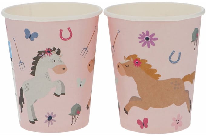 Bekers Happy Horses 250 ml (8st)